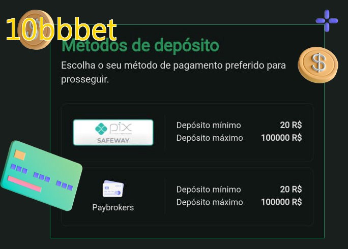 O cassino 10bbbetbet oferece uma grande variedade de métodos de pagamento