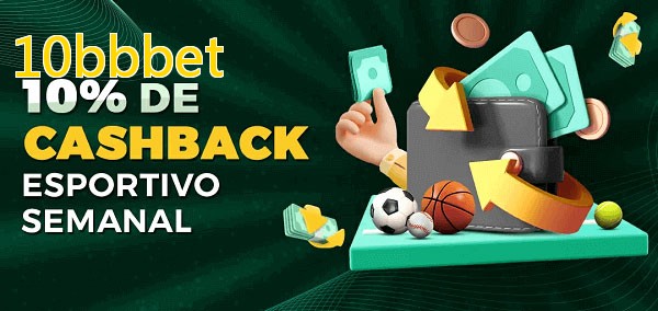 10% de bônus de cashback na 10bbbet